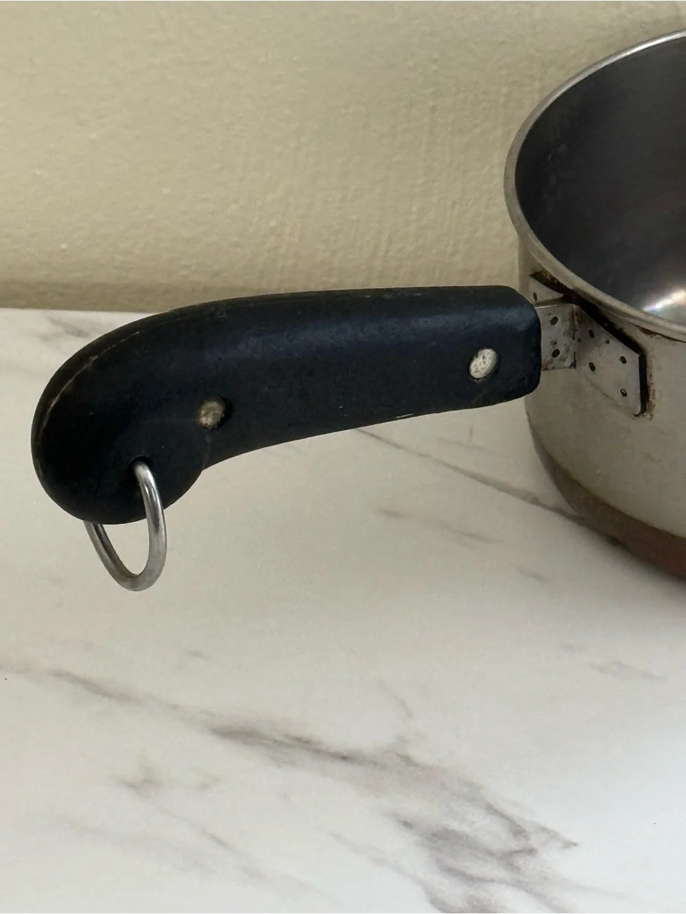 Vintage Revere Ware 1 Cup Measuring Pan Mini Melting Pot Copper‎ Bottom